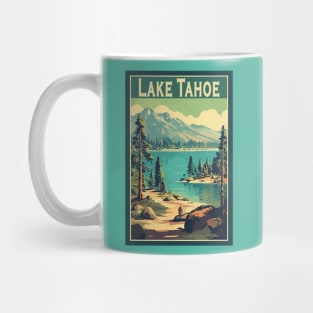 Lake Tahoe National Park Vintage Travel Poster Mug